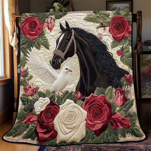 Dove And Horse WX0502033CL Quilt