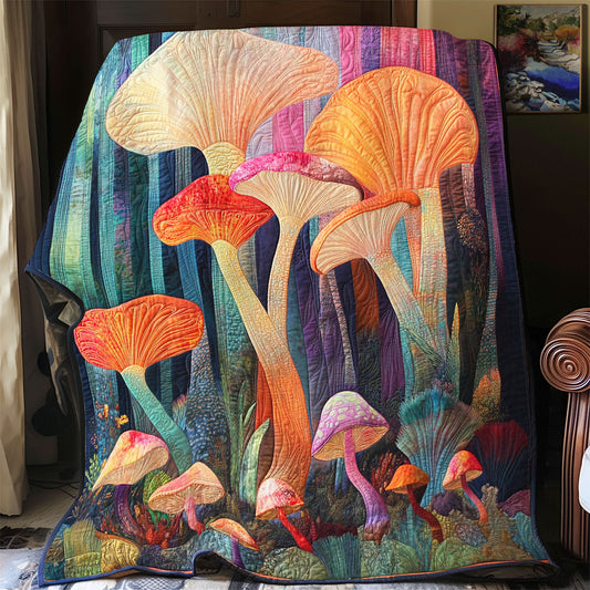 Mushroom Forest WX2402080CL Quilt