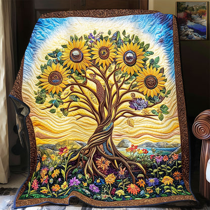 Sunflower Tree WX1801052CL Quilt