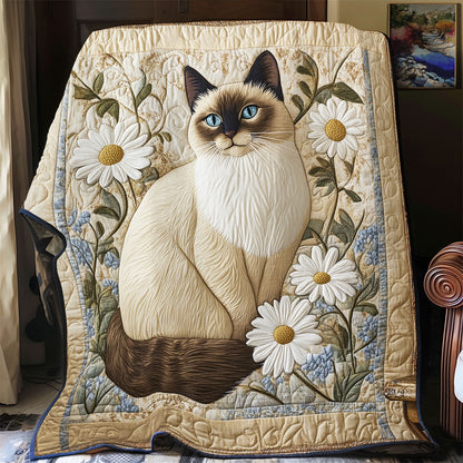 Cute Tuxedo Cat WX1702126CL Quilt