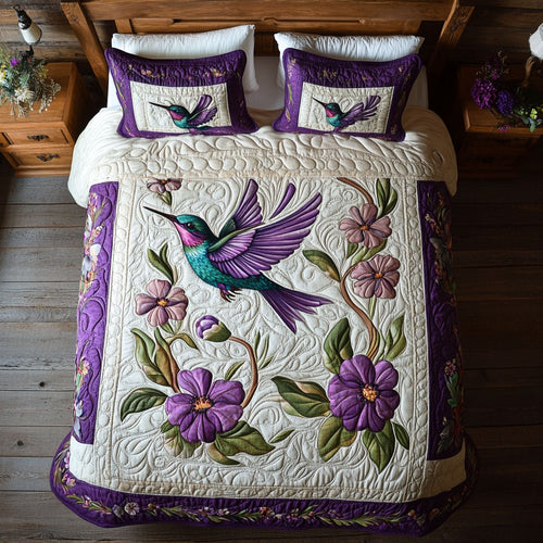 Pretty Hummingbird WX0401074CL Duvet Cover Set