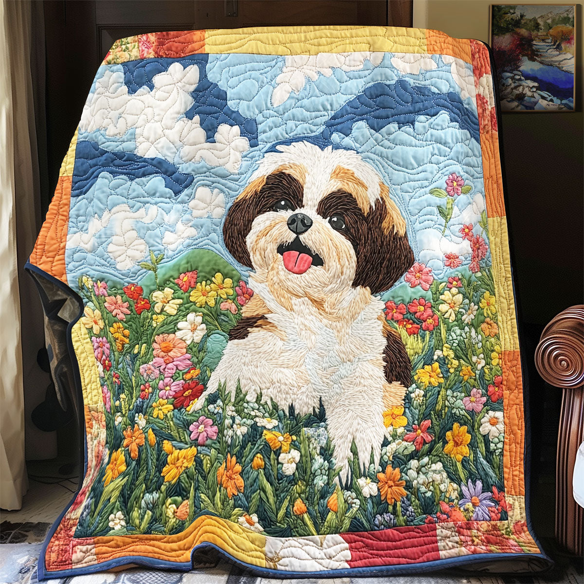 Energy Shih Tzu WX1702132CL Quilt