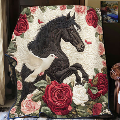 Dove And Horse WX0502031CL Quilt