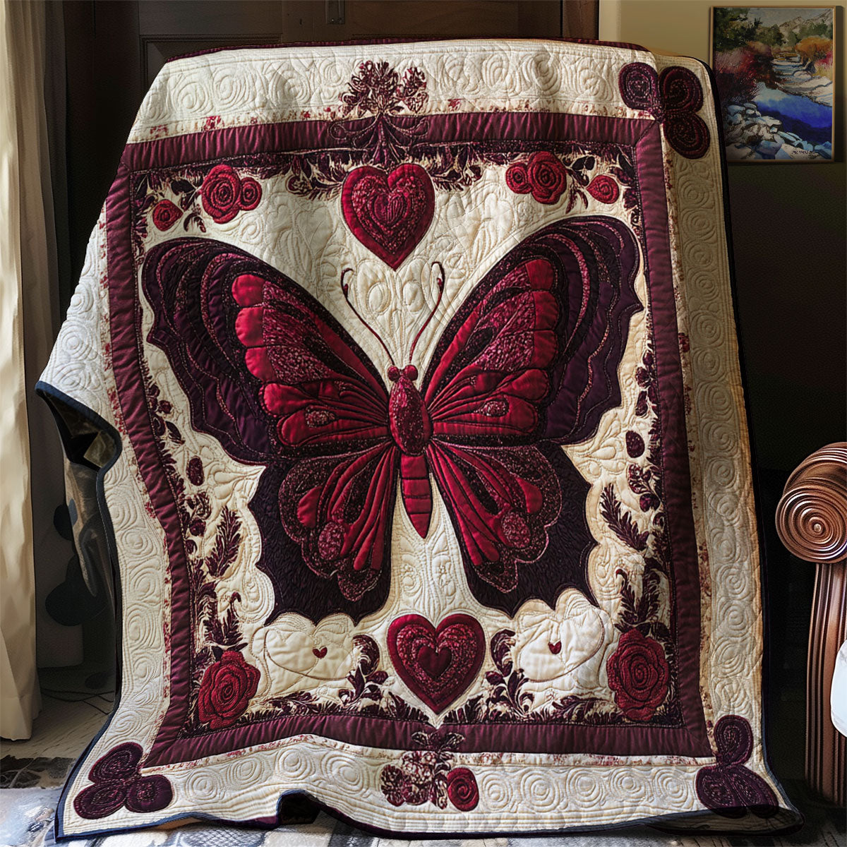 Butterfly Embrace WJ2002005CL Quilt