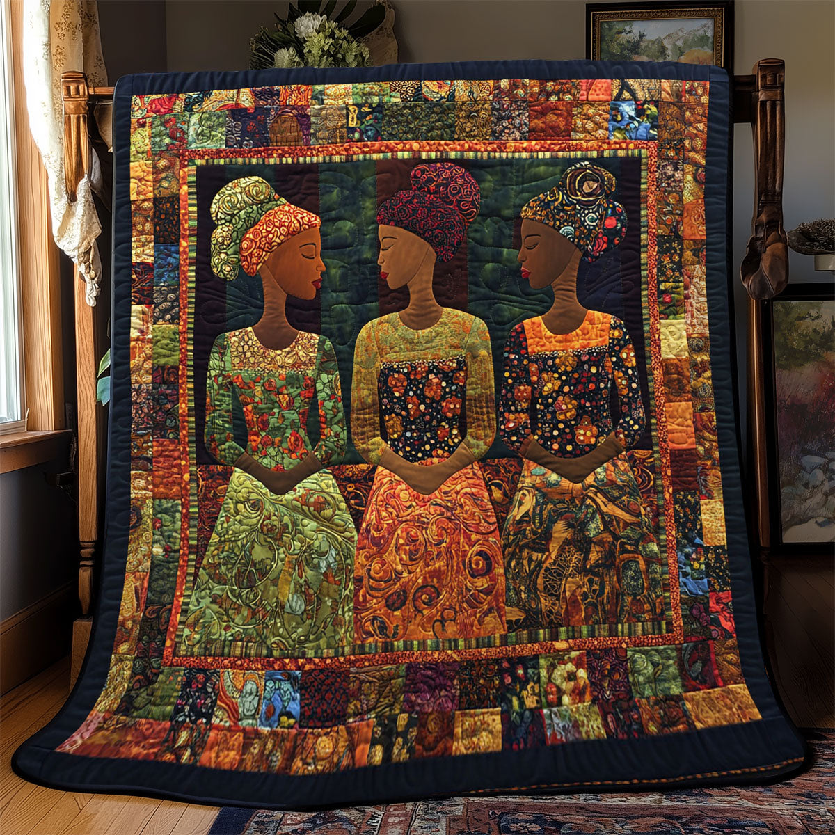 African Elegance WJ0901001CL Quilt