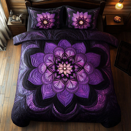 Purple Bloom WX0701081CL Duvet Cover Set