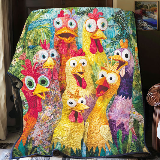 Funny Chicken WX1001025CL Quilt