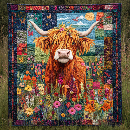 Highland Cow WJ1902010CL Quilt