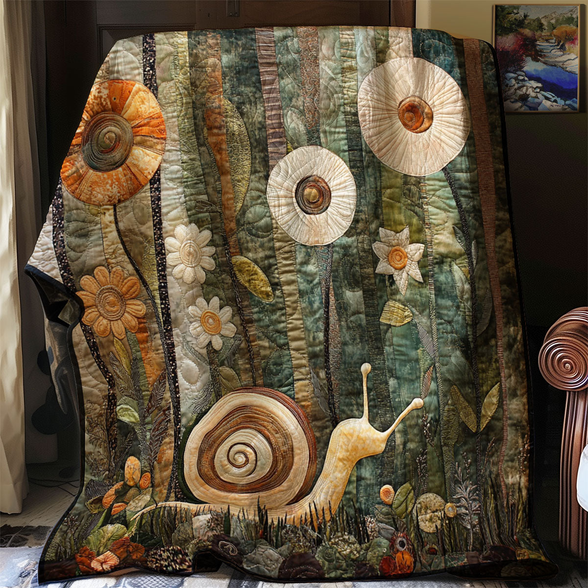 Anemone Snail WJ1802001CL Quilt