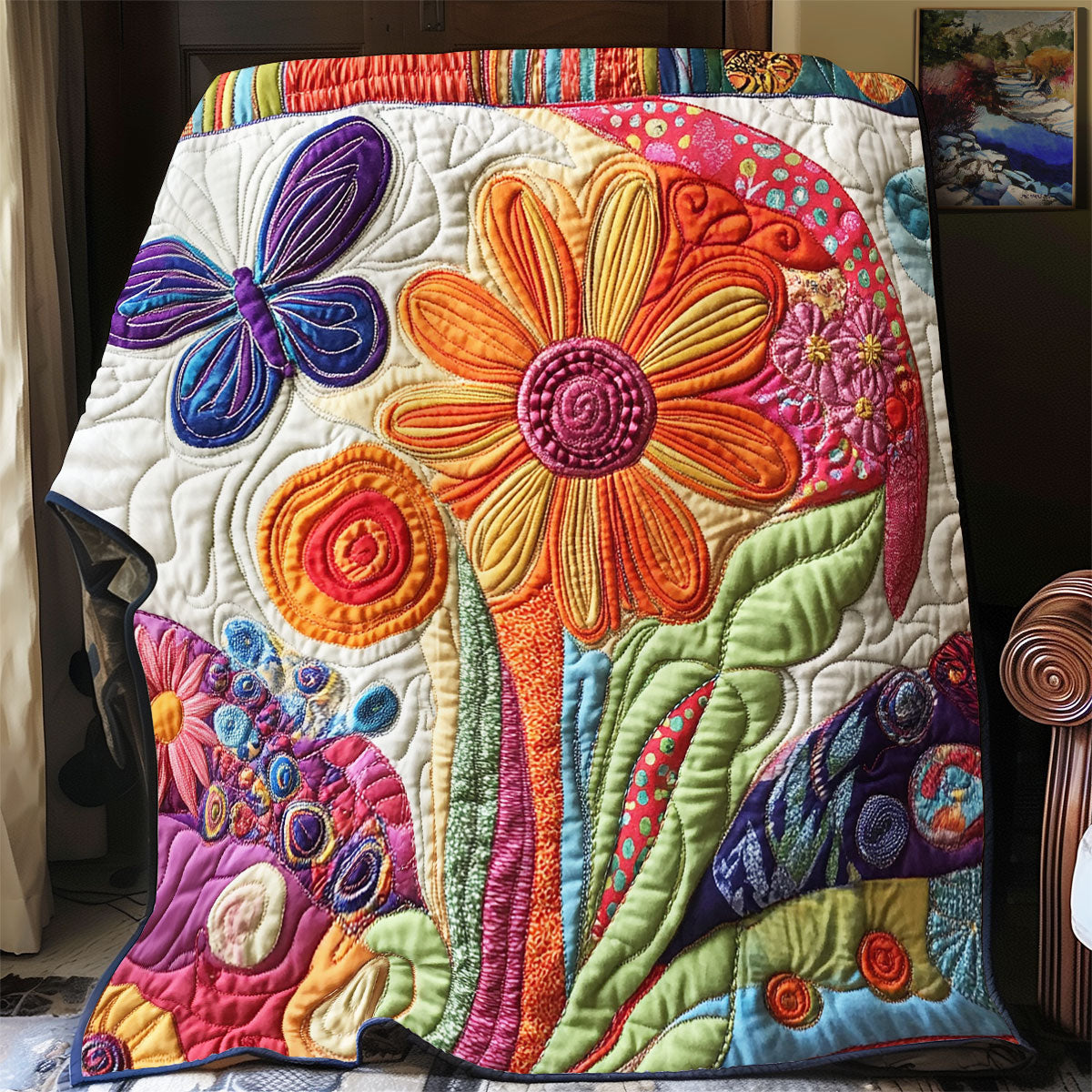 Flower WX2402077CL Quilt