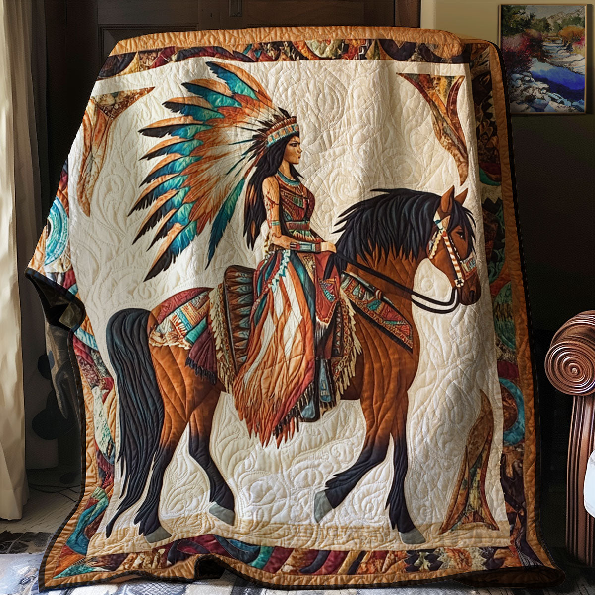 Native American WJ0401010CL Quilt