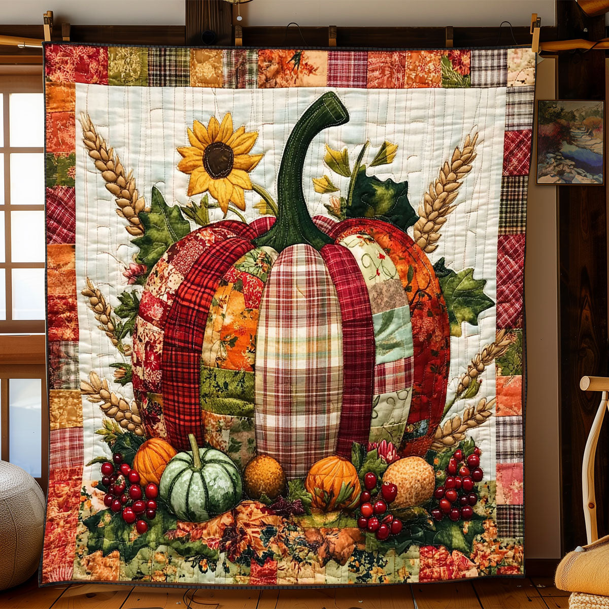 Thanksgiving Treasure WJ0601025CL Quilt