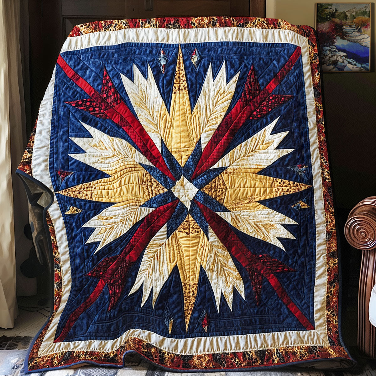 Native American Pattern WX0601032CL Quilt