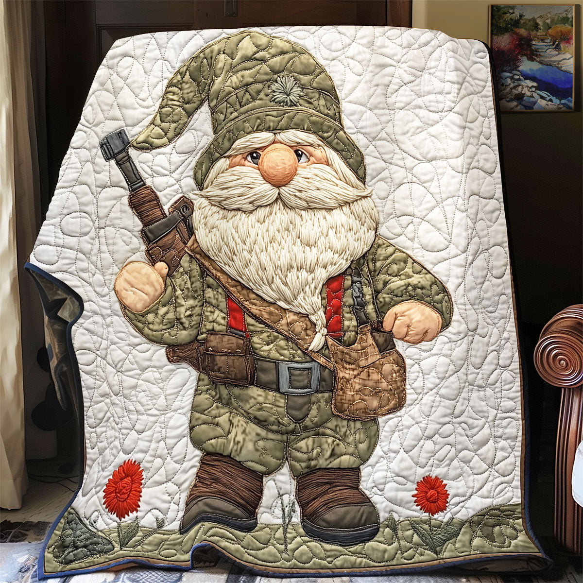 Soldier Gnome WX0401043CL Quilt