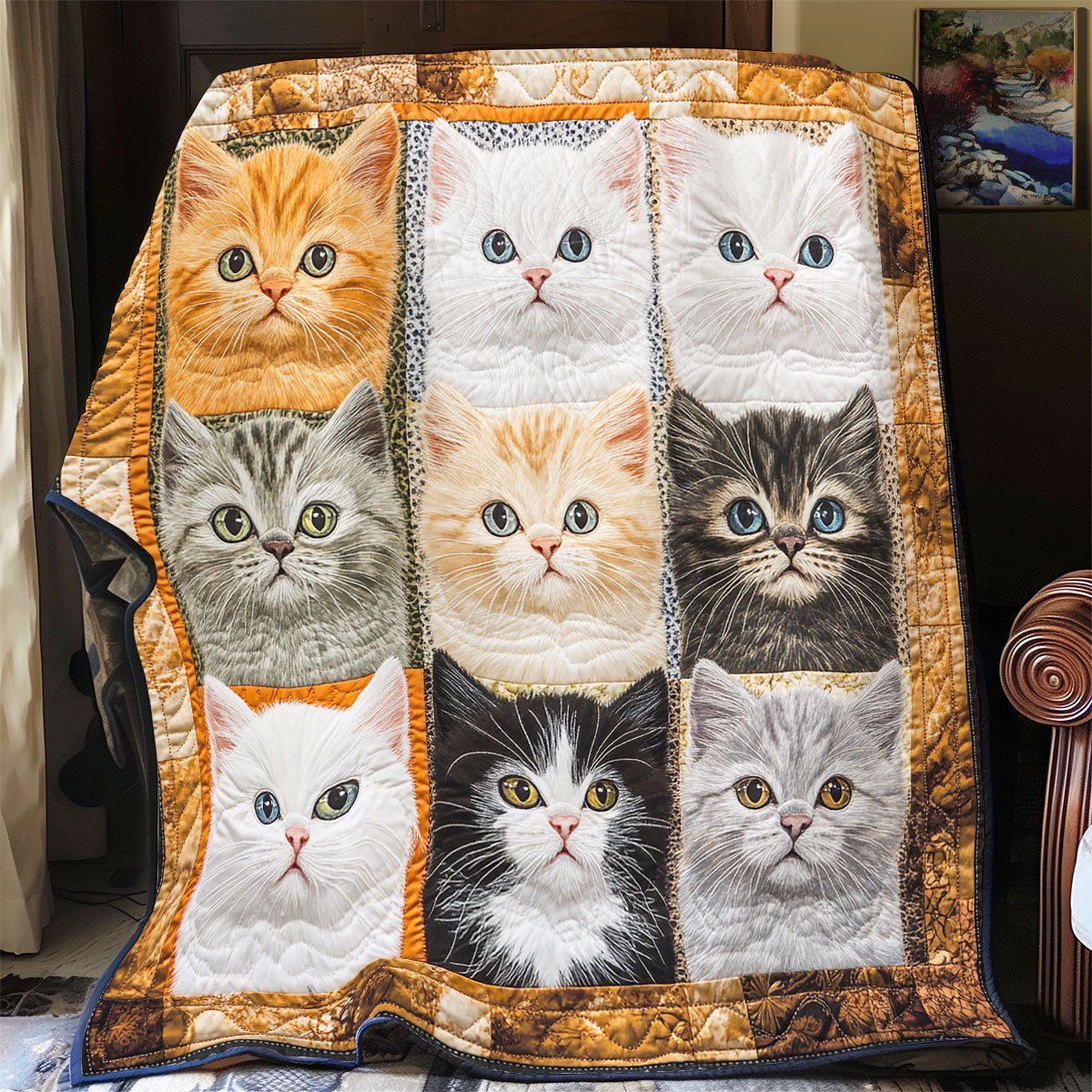 Pretty Cat WX0301054CL Quilt