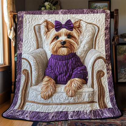 Cute Shih Tzu WX1702119CL Quilt