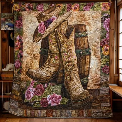 Floral Cowboy WX0201017CL Quilt