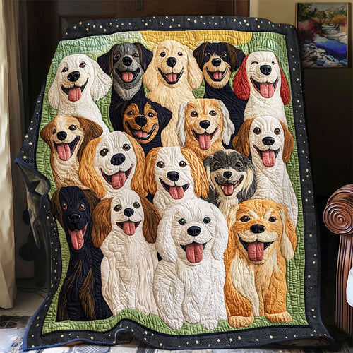 Smiling Dog WX0801031CL Quilt