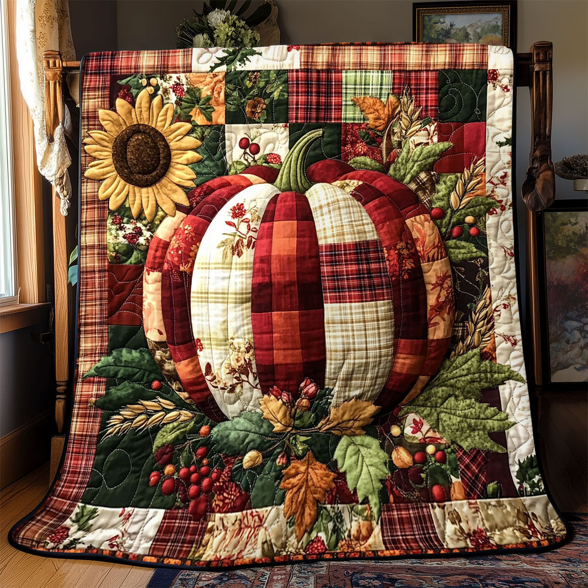 Thanksgiving Treasure WJ0901028CL Quilt