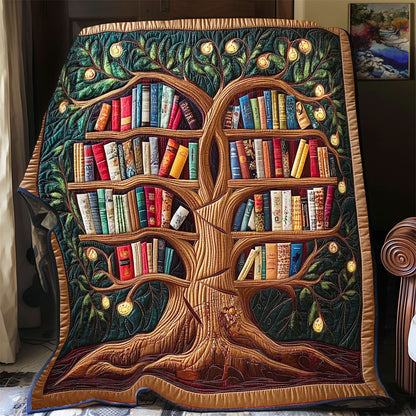 Book Tree WX0701006CL Quilt