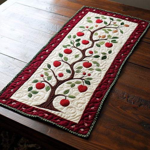 Apple Tree WJ1103046CL Quilted Table Runner