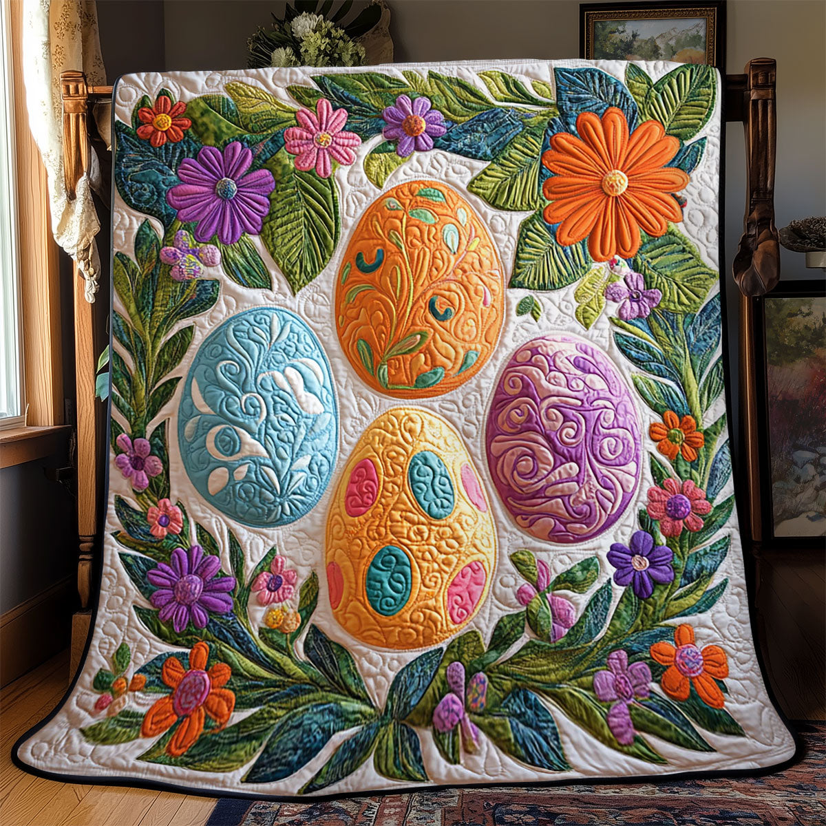 Easter Egg WJ2201011CL Quilt