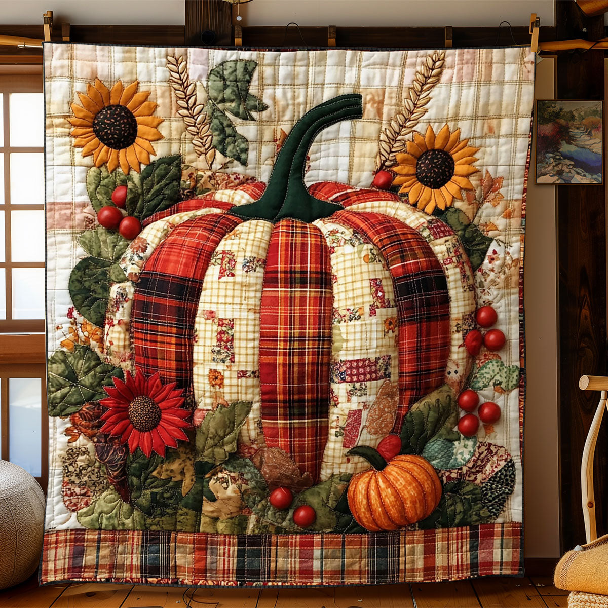 Thanksgiving Treasure WJ0701025CL Quilt