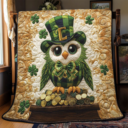 Patrick’s Lucky Owl WJ1401024CL Quilt