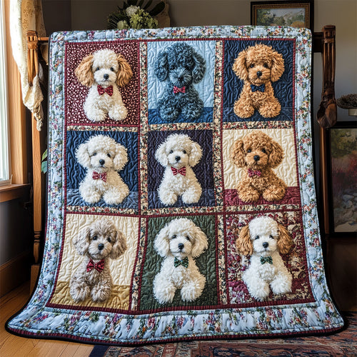 Adorable Poddle WX2101001CL Quilt