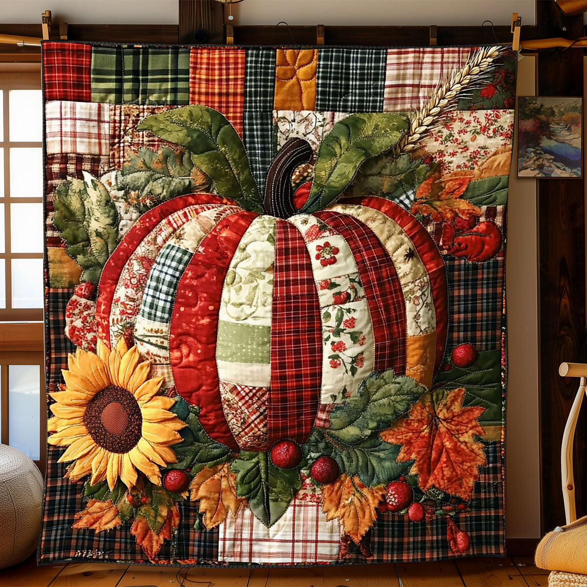 Thanksgiving Treasure WJ0601024CL Quilt