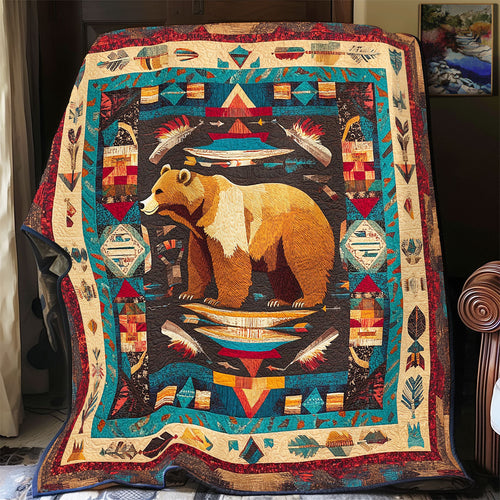 Bear Native American WX1701009CL Quilt