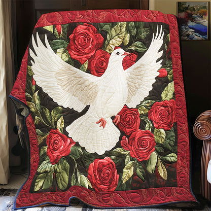 Dove Rose WX0701019CL Quilt