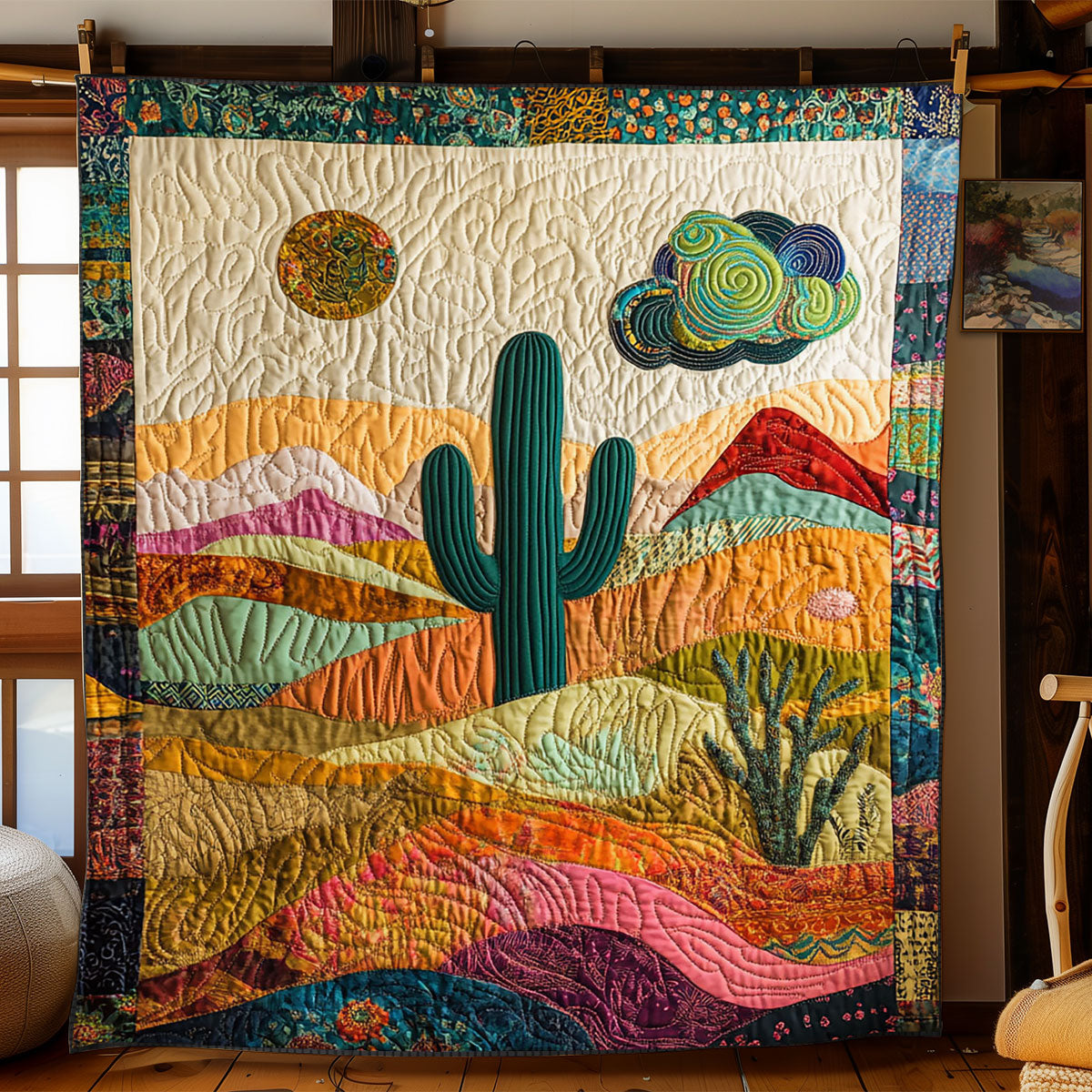 Cactus Sunset WJ2102006CL Quilt