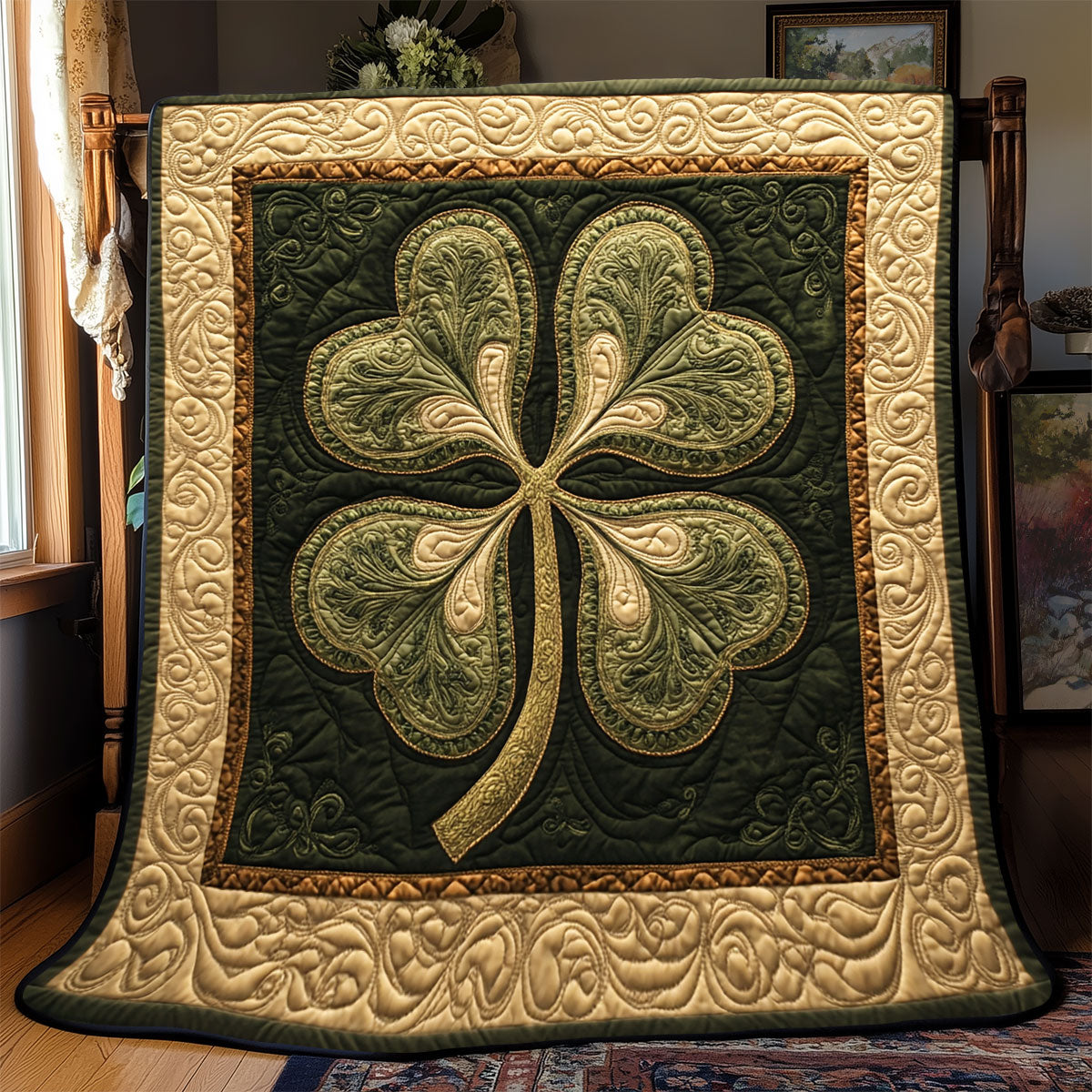 Celtic Clover WX2702076CL Quilt