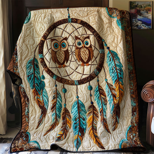 Native Dreamcatcher Owl WJ1401015CL Quilt