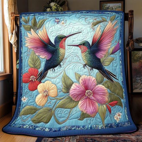 Couple Hummingbird WX2401011CL Quilt