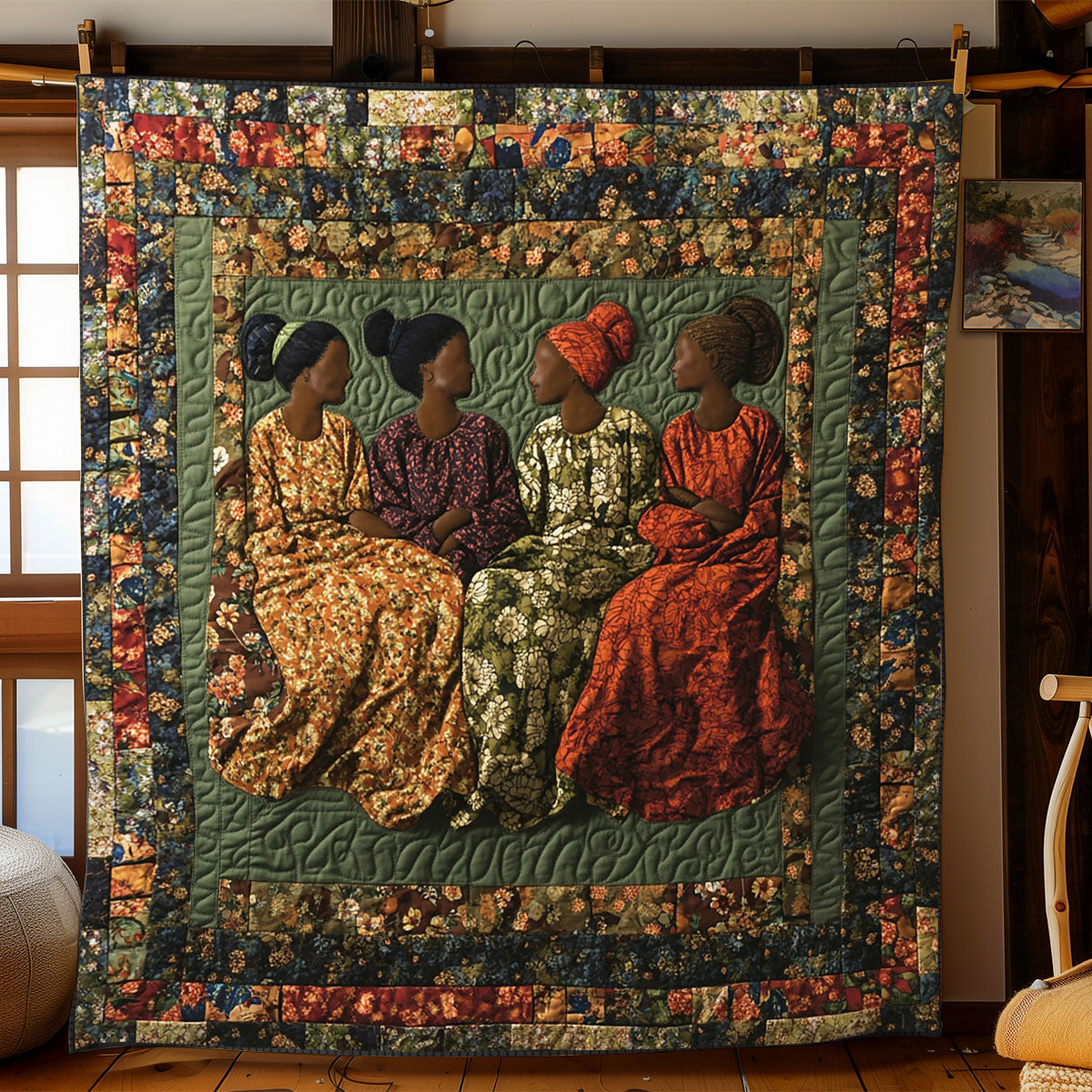 African Elegance WJ1001001CL Quilt