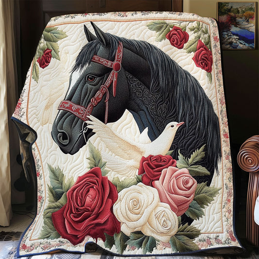 Dove And Horse WX0502032CL Quilt