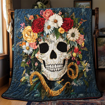 Skull Flower WX2402092CL Quilt