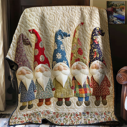 Gnome Gathering WJ1501009CL Quilt