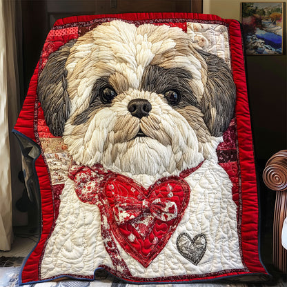 Shih Tzu Valentine WX0901049CL Quilt