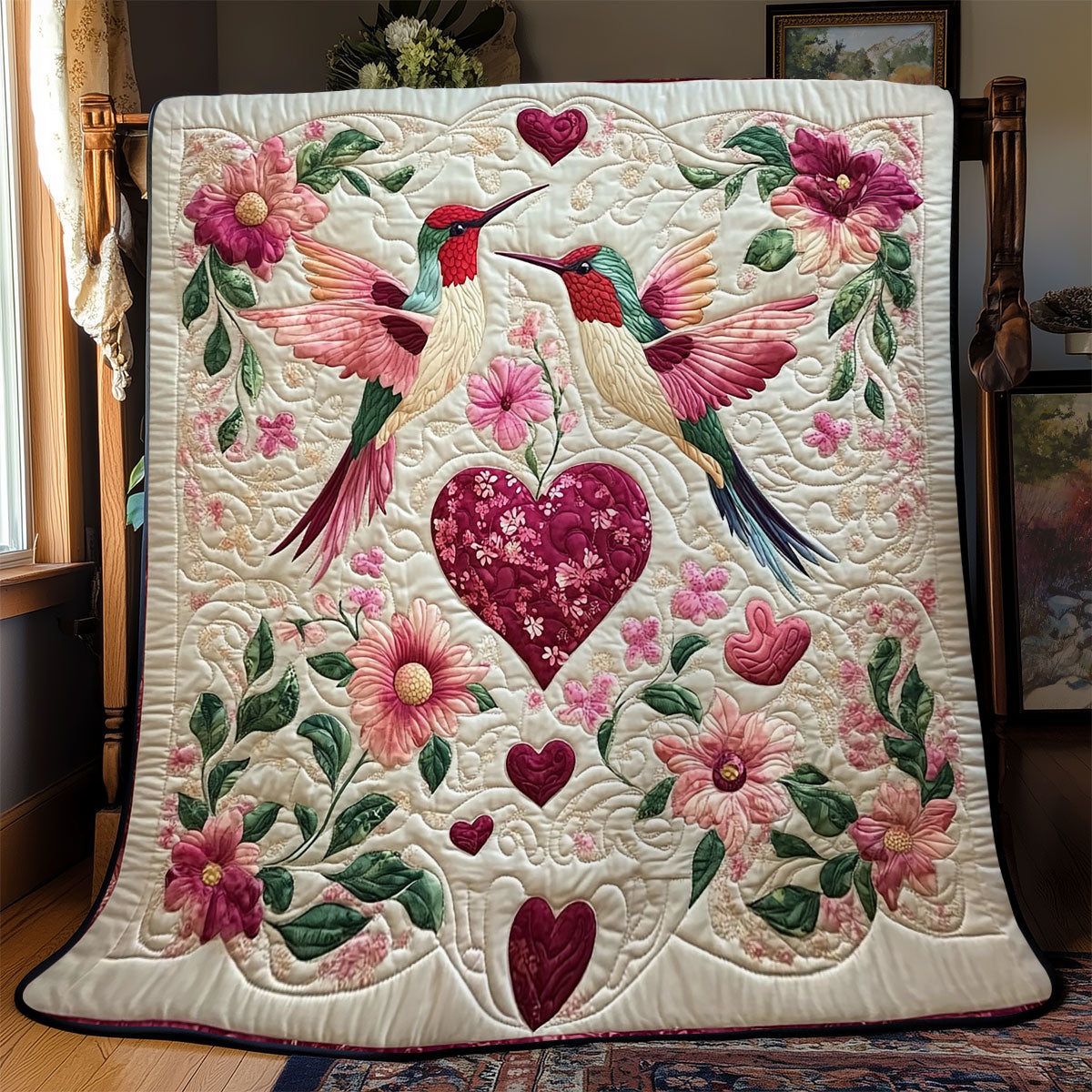 Love Hummingbird WJ0901013CL Quilt