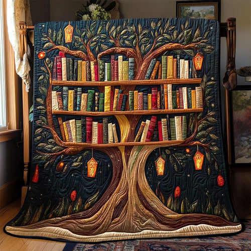 Book Tree WX0701007CL Quilt