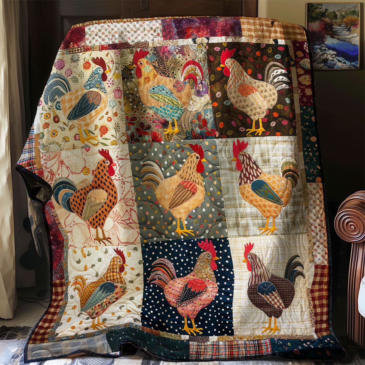 Chicken WJ2401007CL Quilt