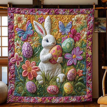 Easter Bunny Meadow WJ1401009CL Quilt