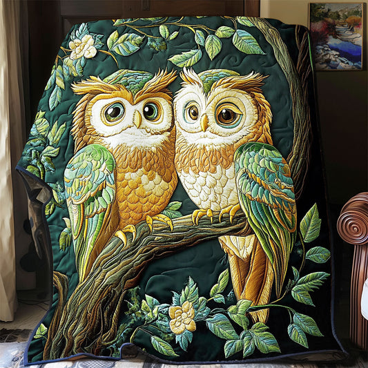 Couple Owl WX1701033CL Quilt