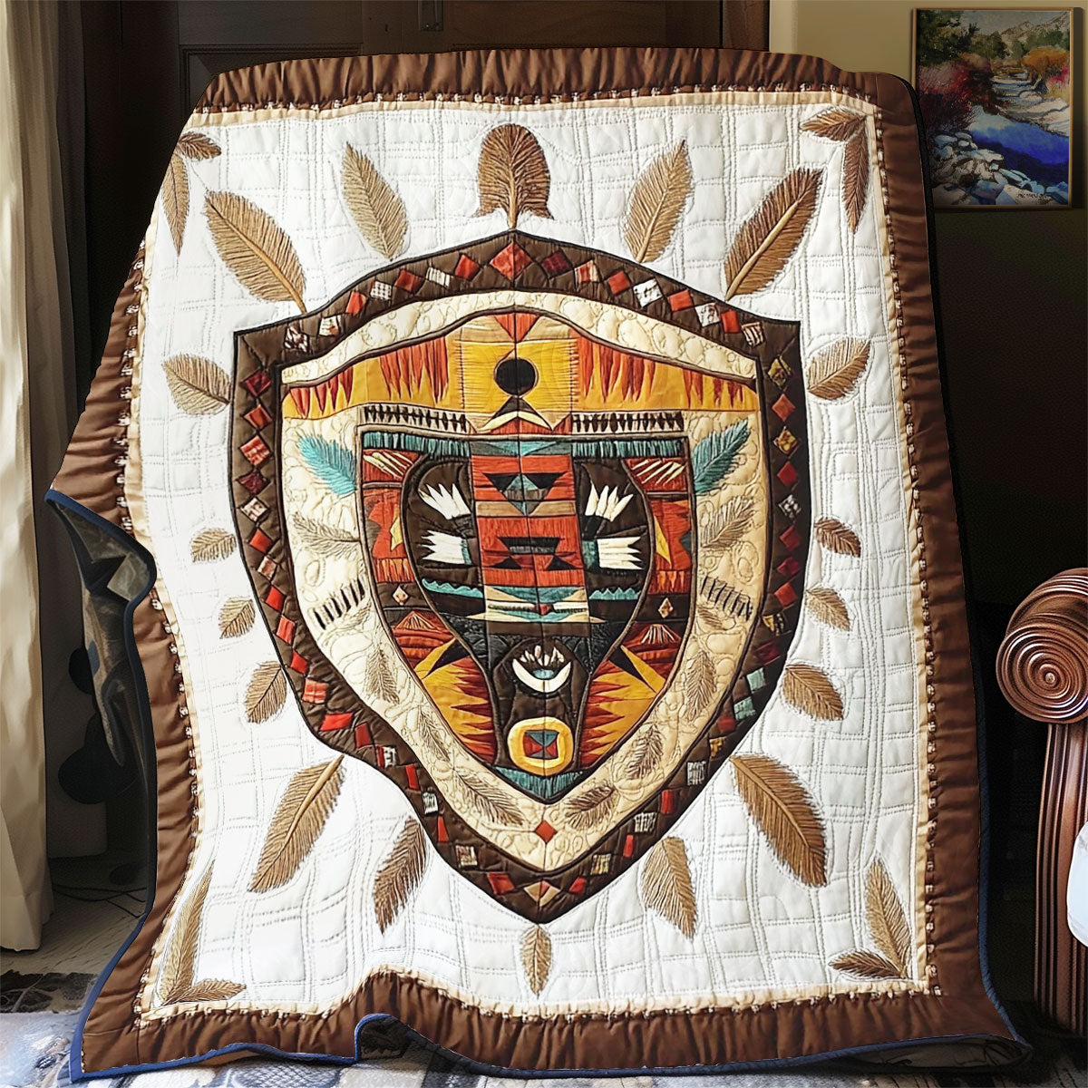 Shield Native American WX0602090CL Quilt