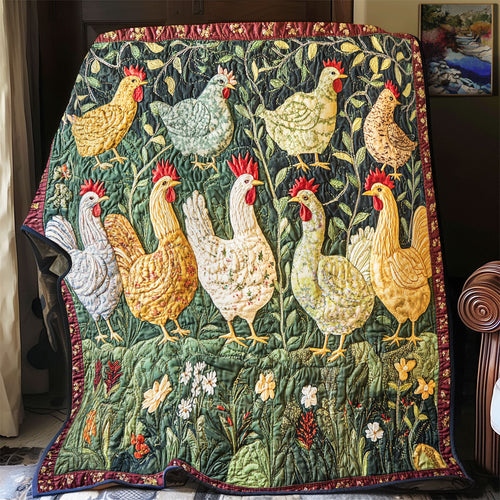 Chicken WX1701027CL Quilt