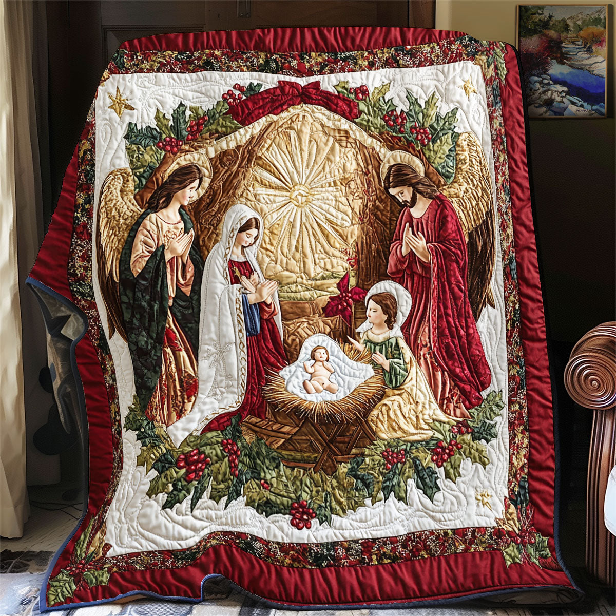 Holy Family WX0701029CL Quilt