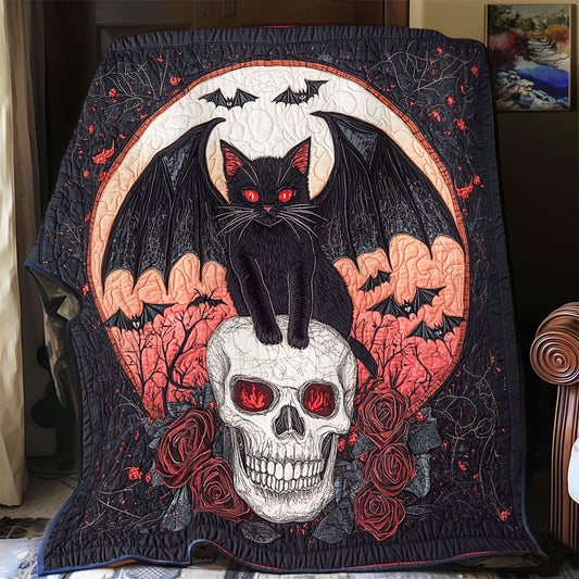 Skull Cat WX2201042CL Quilt